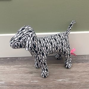 Large size Victoria secret pink dog black and white